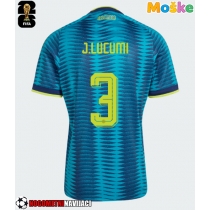 Moške Nogometnih dresov Kolumbija Jhon Lucumi #3 Gostujoči SP 2026 Kratki rokavi